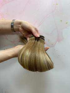 วิกต่อผมมนุษย์แบบยาวสองชั้นทำจากเส้นใยธรรมชาติแบบเรียบสังเคราะห์ - Product Image 2