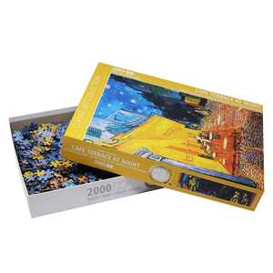 Rompecabezas de 2000 Piezas del Cuadro Café al Atardecer de Vincent Van Gogh, Artículos para Eventos - Product Image 2
