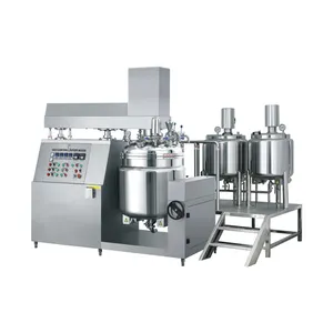 Chemical Vacume Mixing Reactor Agitator Tank Homogenizer Machine And Agitator For Cosmetics vacuum emulsifying mixer