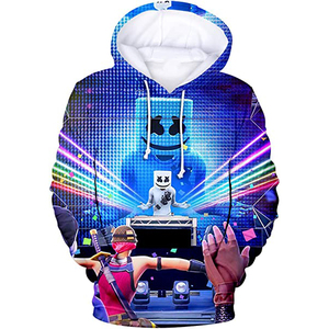 เสื้อกีฬาแบบสวมหัวมีฮู้ดสำหรับผู้ชายเสื้อผ้าพิมพ์ลายซับลิเมชันสำหรับใส่ไปยิมฟิตเนสโลโก้ได้ตามต้องการ - Product Image 3