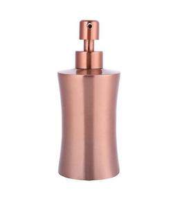 Dispensador de Jabón de Metal de Cobre Manual de Diseño Delgado y Lujoso, Botella Resistente al Agua para Jabón Líquido y Loción para Baño y Cocina - Product Image 1
