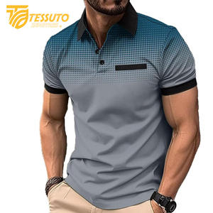 Hombres de alta calidad para Polo Último diseño Ropa informal transpirable Bajo MOQ Personalizado Tallas grandes Opciones personalizables - Product Image 6