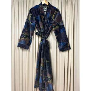 Kimono de luxe unisexe en velours, élégant, réversible, doublé de soie, robe de chambre originale, douce, pour l'automne et l'hiver, cadeau de Noël, robe de maison, veste bohème - Product Image 4