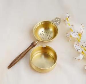 Passoire à thé en laiton écologique Accueil Hôtel et Restaurant Ustensiles de cuisine Passoire à thé - Product Image 1