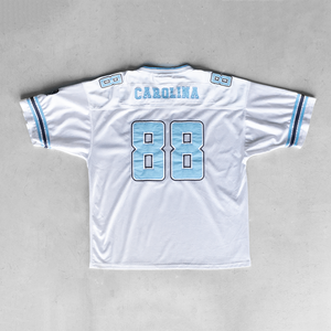 Maillot de football américain rétro en maille conçu sur mesure en gros culture surdimensionnée respirante à séchage rapide imprimée par sublimation - Product Image 2