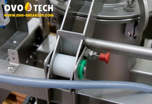 Filtro de líquidos para huevos OVO-TECH con malla de alambre, acero inoxidable 304, caja de engranajes de grado alimenticio, uso comercial para catering, capacidad de 5000 L/h, completamente nuevo. - Product Image 3