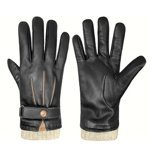 ถุงมือหนังสำหรับฤดูหนาวสำหรับผู้ชายถุงมือขี่จักรยานกันน้ำ - Product Image 6