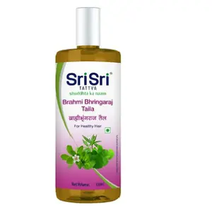 100% minyak rambut ayurvedik organik alami Brahmi bhingaraj murni 100ml Brahmi bhingaraj Taila untuk perawatan rambut sehat