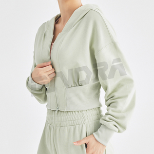 Cozy Soft Fleece Zipper Chándal Conjunto para Mujeres Niñas Cálido Felpa Loungewear Outfit Dos piezas a juego Jogger Sudadera con capucha y pantalones - Product Image 4