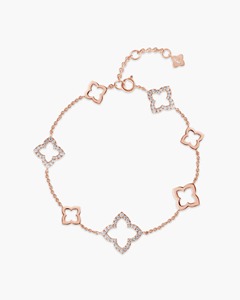 Classic Bunchberry Diamond Bracelet 0.42 Ct Natural Diamond G-H Color VS-SI Clarity 14K <b>Solid</b> <b>Gold</b> Handcrafted Nature Piece - Product Image 3