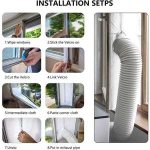 Kit d'étanchéité universel pour fenêtre, 6 mètres de long, pour climatiseurs portables sans unités externes - Product Image 2