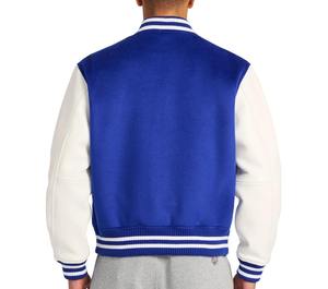 Chaqueta universitaria de lana de pedido a granel OEM/ODM disponible chaqueta de Letterman de alta calidad para equipos y escuelas - Product Image 3