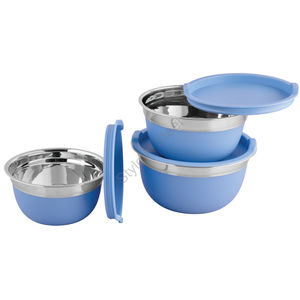 ชามแบบมีฝาปิดระดับพรีเมียมสีน้ำเงิน - Product Image 1