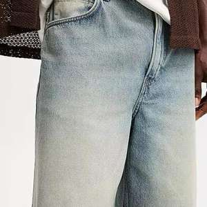 Pantalones Cortos de Mezclilla Holgados para Hombre 2026, Estilo Vintage, Lavado Ácido, Jeans Anchos, Servicio OEM Personalizado - Product Image 5