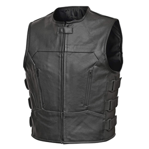 Chaleco de cuero de bicicleta más vendido para hombres equipo de montar en motocicleta duradero con estilo protector y atemporal a la venta - Product Image 6