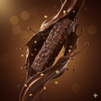Barra de Chocolate Sólida Semidulce con Cacahuates y Hojuelas de Maíz, Marca Privada OEM, 40g, Hecho en Corea, 12 Meses de Caducidad, Listo para Comer