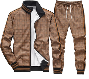 ชุดวอร์มของผู้ชายชุดวิ่ง2ชิ้นชุดวอร์มชุดวอร์มสเวตเตอร์แบบมีแขนเสื้อมีฮู้ดสไตล์ตัวเอง - Product Image 2