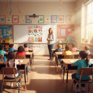 T-shirt promotionnel gratuit pour le 100e jour d'enseignement : célébrez avec nous la croissance des élèves - Product Image 3