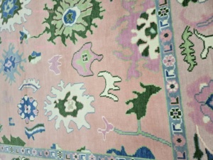 Haute demande 3x10 pieds laine coureur tapis bleu jaune pour paillasson salon disponible toutes les tailles 8x10 3x12 min. Commander 1 pièce - Product Image 6