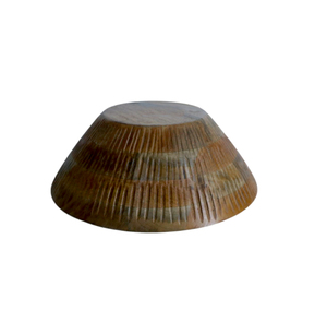 Bol de service à salade en bois d'acacia sculpté à la main Design classique Artisanat en bois naturel Durable et élégant pour les fêtes - Product Image 6