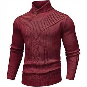 Suéter de poliéster personalizado al por mayor, cuello redondo, logotipo personalizado y color, suéter de poliéster transpirable para hombre - Product Image 6