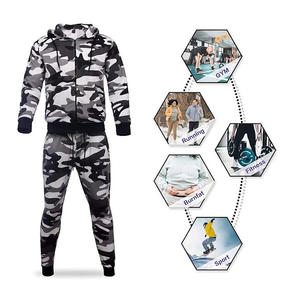 ชุดวอร์มลายพรางมีฮู้ดสำหรับผู้ชายชุดวอร์มสำหรับวิ่งจ๊อกกิ้ง - Product Image 6