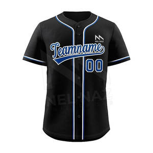 Men's Baseball Jerseys Sets Custom Wholesale Breathable 100% <b>Polyester</b> Quick Dry Uniforms Sublimation Printing <b>Shirts</b> - Product Image 1