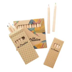 Ensemble de 12 crayons de couleur écologiques Penxil, gadgets écologiques pour expressions créatives - Product Image 2