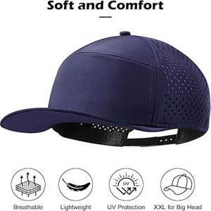 Casquettes de baseball de sport 100 coton au design personnalisé en vrac en gros Casquette de baseball unisexe extérieure unie vierge avec logo personnalisé - Product Image 6
