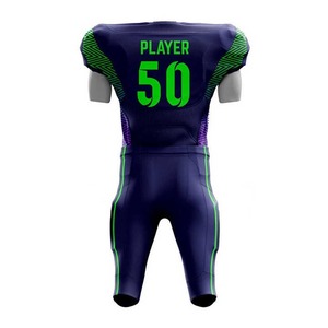 Uniformes de Fútbol Americano Personalizados de la Mejor Calidad para Adultos, Ropa Deportiva Transpirable para Equipos, Tallas Grandes, 100% Poliéster Antibacteriano - Product Image 2