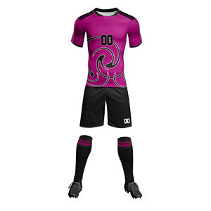 Camiseta de fútbol unisex personalizada OEM al por mayor 100% camisetas y tops de poliéster ropa deportiva traje con logotipo de sublimación - Product Image 5
