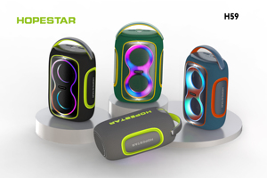 Hopestar H59 Altoparlante Wireless per Feste 50W, Portatile per Esterni, Karaoke con Luci LED, Altoparlante Portatile con Bassi Potenti - Product Image 5
