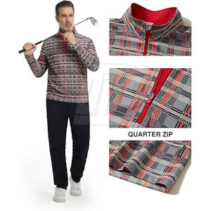 Veste à demi-zip pour homme, sublimation personnalisée, veste de sport à demi-zip pour équipe et promotion - Product Image 3