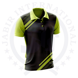 Polo para hombre 100% algodón poliéster Regular Fit manga corta Camisa estampada personalizable para hombre - Product Image 5