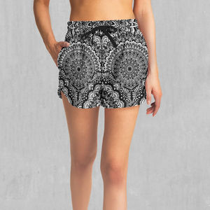 Personnalisé votre propre logo Sublimation imprimé séchage rapide femmes Shorts de plage confortable respirant personnalisé Sublimation shorts pour femmes - Product Image 1