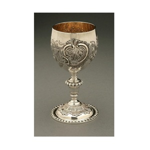 Elegantes Copas de Postre de Acero Inoxidable Repujado, Mini Vasos para Helado, Copas Redondas con Base para Helado - Product Image 2