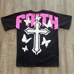 Camiseta estampada de verano de algodón 100% de alta calidad, camisetas para hombre, Camiseta deportiva de algodón Premium para hombre - Product Image 2