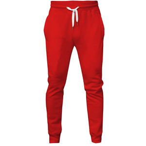 Pantalones de Jogger de sarga elástica para hombre, algodón de alta calidad, licra, bordado, cordón, bolsillos básicos, informal, medio oscuro, venta al por mayor - Product Image 5