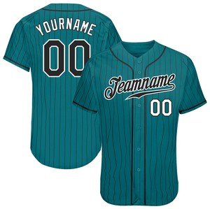 Camiseta de Béisbol Clásica con Rayas para Adultos, Transpirable, Cuello en V, Manga Corta, con Posiciones para Logotipo Personalizado, Unisex - Product Image 4