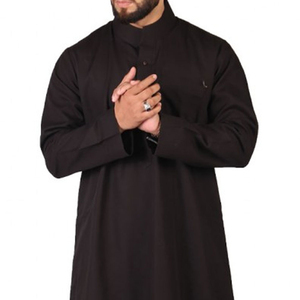 Vêtements islamiques tendance de haute qualité, thobe à manches longues pour hommes, jubba arabe, jubba musulmane, thobe saoudien arabe, vente chaude - Product Image 5