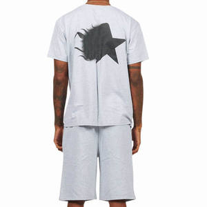 Conjunto Deportivo para Hombre, Camiseta y Pantalones Cortos, Ropa Deportiva Informal de Dos Piezas para Gimnasio, Entrenamiento, Verano, Ejercicio, Uso Diario - Product Image 4