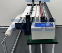 Machine de découpe de rouleaux de papier d'emballage pour ordinateur, transformant les rouleaux en feuilles, pour l'emballage alimentaire (ex. hamburgers)