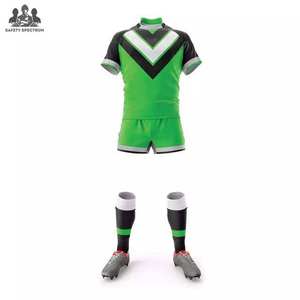 Uniformes de Rugby para Equipos al por Mayor |   Conjunto de Jersey Deportivo Personalizado de Manga Corta y Transpirable |   Fuente de Fábrica - Product Image 6