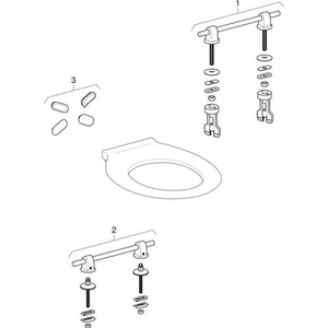 Geberit RENOVA COMFORT Antibacterial White Toilet Seat Ring Barrier-Free Design - Product Image 5