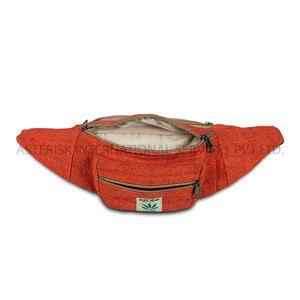 Voyage randonnée course fronde ceinture sac à main chanvre taille sac hommes femmes cadeau expédition rapide Fanny Pack Nepalmade fait à la main avec amour - Product Image 3