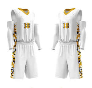 Uniforme de basket-ball rétro à sublimation personnalisée pour hommes | Ensemble gilet unique et kit de maillot, design durable et élégant - Product Image 1