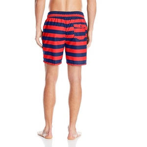 Pantalones cortos de playa informales para hombre de algodón 100% de alta calidad con logotipo impreso personalizado exportado desde Bangladesh - Product Image 4
