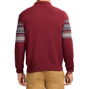 Suéter Cárdigan de Punto Jacquard de Alta Gama para Mujer, Estilo Casual con Logotipo Frontal y Manga Larga - Product Image 2