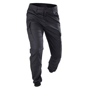Pantalons cargo décontractés pour hommes personnalisés en tissu 100% coton, légers, à séchage rapide, style jogger avec plusieurs poches - Product Image 4
