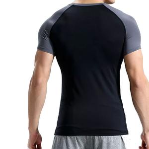 Chemise de fitness pour hommes sur mesure Stock de vêtements de sport en vrac T-shirts de fitness pour hommes vêtements de course - Product Image 3